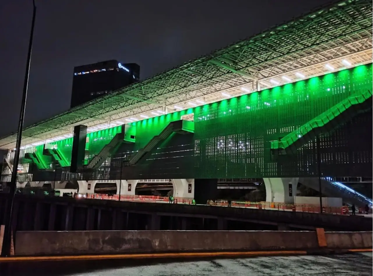 Trabajos de construcción en Estación Santa Fe, Frente 14
